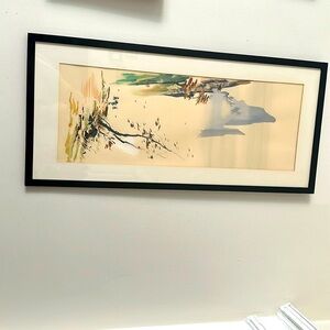 Framed Japanese Mountain escape by Tyrus Wang